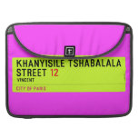 Khanyisile Tshabalala Street  MacBook Pro Sleeves