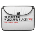 10 Weird and wonderful places  MacBook Pro Sleeves