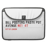 Bill posters paste pot  Avenue  MacBook Pro Sleeves