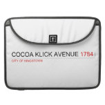 COCOA KLICK AVENUE  MacBook Pro Sleeves
