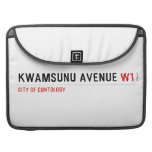 KwaMsunu Avenue  MacBook Pro Sleeves