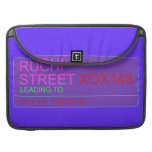 Ruchi Street  MacBook Pro Sleeves