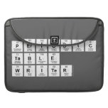 Periodic
 Table
 Writer  MacBook Pro Sleeves