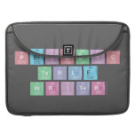 Periodic
 Table
 Writer  MacBook Pro Sleeves
