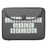 Periodic
 Table
 Writer  MacBook Pro Sleeves