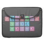 Periodic
 Table
 Writer  MacBook Pro Sleeves