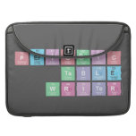 Periodic
 Table
 Writer  MacBook Pro Sleeves