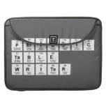 Periodic
 Table
 Writer  MacBook Pro Sleeves