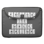 Period
 ic
 Table
 Writer  MacBook Pro Sleeves