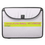Leena's Home Bakery  MacBook Pro Sleeves