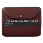 Leeds and Proxima HMVY  MacBook Pro Sleeves