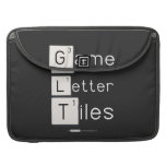 Game
 Letter
 Tiles  MacBook Pro Sleeves
