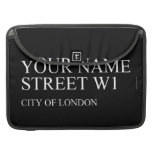 Your Name Street  MacBook Pro Sleeves