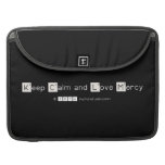 Keep Calm and Love Mercy   MacBook Pro Sleeves