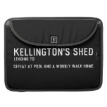 Kellington's shed  MacBook Pro Sleeves