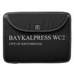 BAYKALPRESS  MacBook Pro Sleeves
