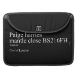Paige harries mantle close  MacBook Pro Sleeves