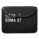 115TH Goma St  MacBook Pro Sleeves