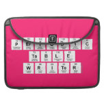 Periodic
 Table
 Writer  MacBook Pro Sleeves