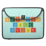Periodic
 Table
 Writer  MacBook Pro Sleeves