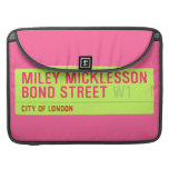 miley micklesson bond street  MacBook Pro Sleeves