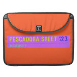 pescadora sreet  MacBook Pro Sleeves