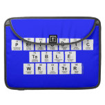 Periodic
 Table
 Writer  MacBook Pro Sleeves