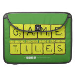 Game
 Letter nomsa luv's andile
 Tiles  MacBook Pro Sleeves