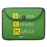 Gricelda
 Collado
 Muñoz  MacBook Pro Sleeves