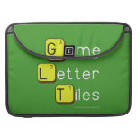 Game Letter Tiles  MacBook Pro Sleeves