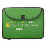 Yeah!!! It's July again. Durotym 13th is clicking    
    Happy birthday in ad..  MacBook Pro Sleeves