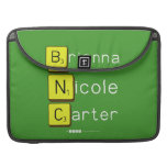 Brianna
 Nicole
 Carter  MacBook Pro Sleeves