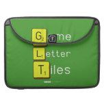 Game Letter Tiles  MacBook Pro Sleeves