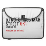 Dj notorious mad Street  MacBook Pro Sleeves