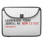 Laurenjade yusuf Jodrell rd  MacBook Pro Sleeves