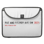 Pat and fitzroy Ave sw  MacBook Pro Sleeves