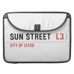 Sun Street   MacBook Pro Sleeves