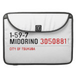 1-59-7  MIDORINO  MacBook Pro Sleeves