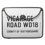 VICARAGE ROAD  MacBook Pro Sleeves