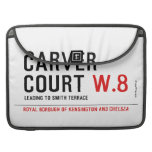 CARVER COURT  MacBook Pro Sleeves