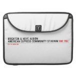 Brighton & Hove Albion American Express Community Stadium  MacBook Pro Sleeves