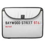 Baywood Street  MacBook Pro Sleeves