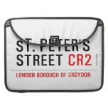 St. peter's Street  MacBook Pro Sleeves