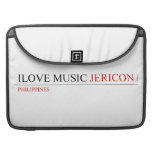 ilove music  MacBook Pro Sleeves