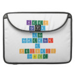 KEEP CALM AND REMEMBER A PERIODIC TABLE  MacBook Pro Sleeves