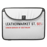 leathermarket St.  MacBook Pro Sleeves