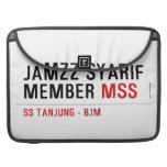 Jamzz Syarif Member  MacBook Pro Sleeves