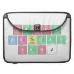 Happy 
 Birthday
 Sanj  MacBook Pro Sleeves