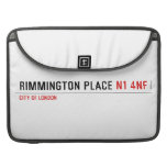 Rimmington Place  MacBook Pro Sleeves
