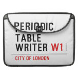 Periodic Table Writer  MacBook Pro Sleeves